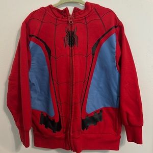 XS Spider-Man hooded sweatshirt